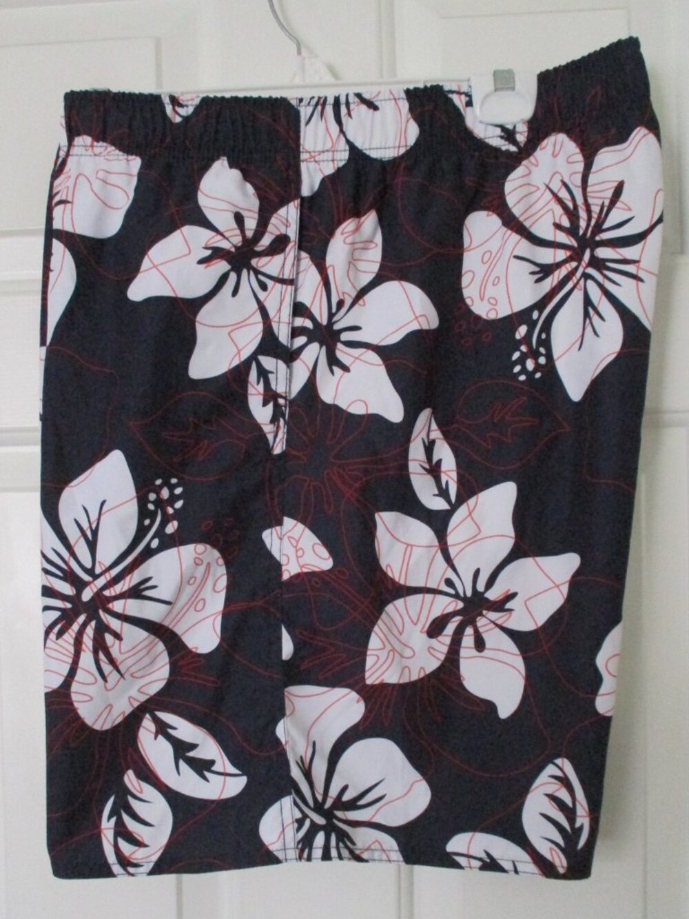 Breakwater Mens Elastic Drawstring Floral Mesh-lined Swim Trunk NWOT - Size XL
